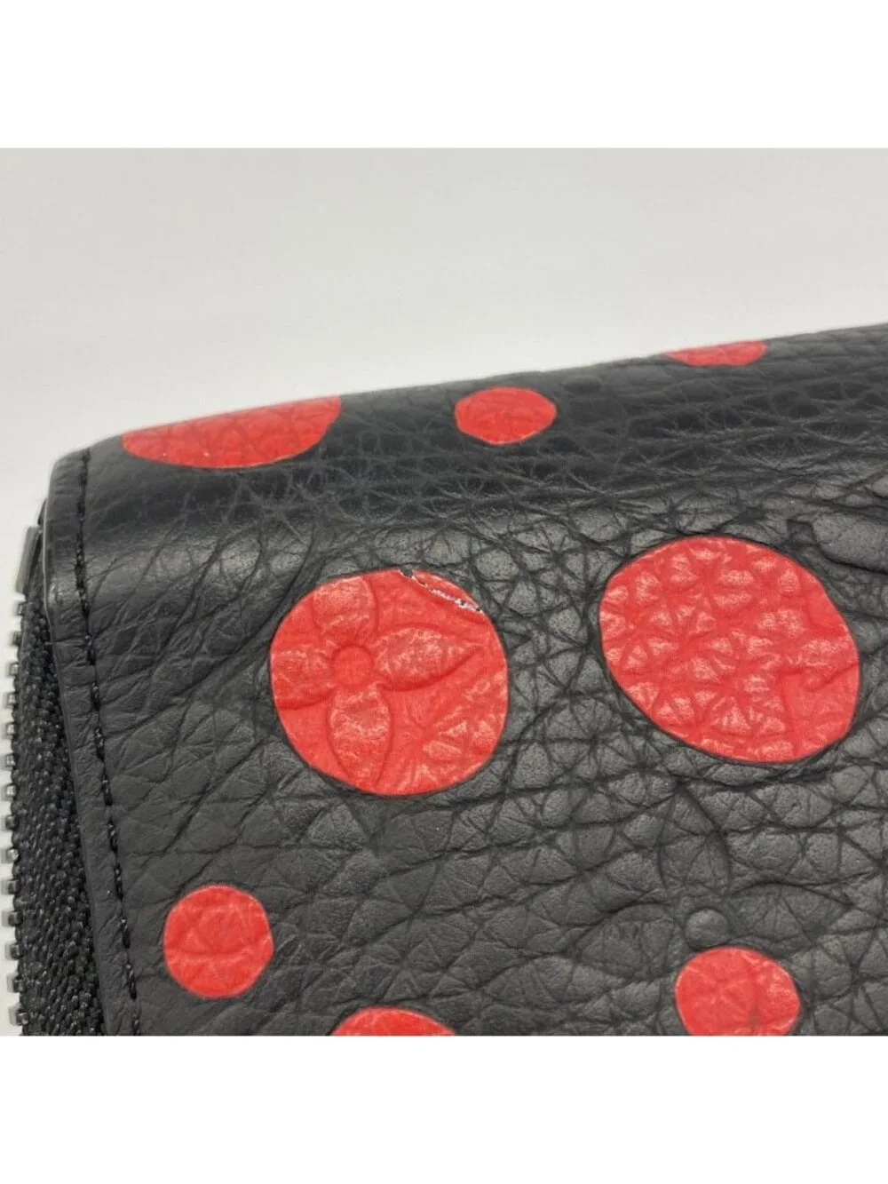 Louis Vuitton Wallet Monogram Empreinte Zippy Vertical LV YK Yayoi Kusama Noir